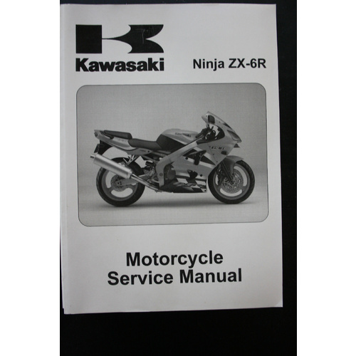 GENUINE KAWASAKI SERVICE WORKSHOP MANUAL 2002 NINJA ZX-6R