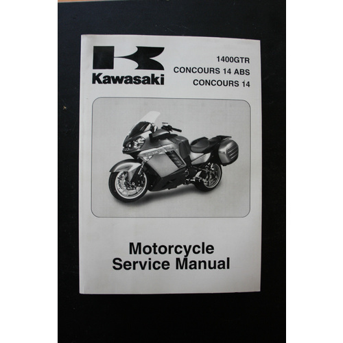 GENUINE KAWASAKI SERVICE WORKSHOP MANUAL  1400GTR/ CONCOURS 14 ABS/ CONCOURS 14 