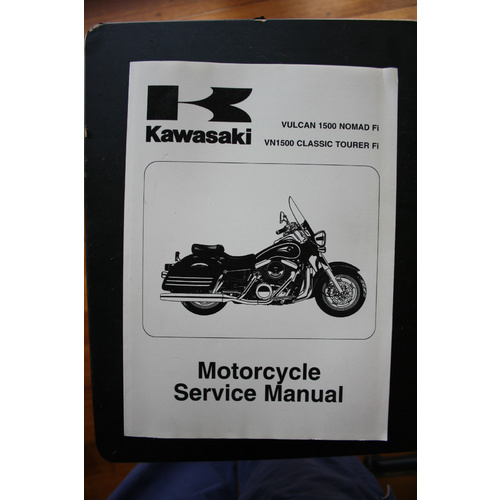 GENUINE KAWASAKI SERVICE MANUAL VULCAN 1500 NOMAD Fi,VN1500 CLASSIC TOURER Fi