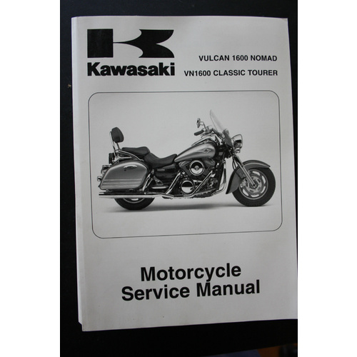 GENUINE KAWASAKI SERVICE MANUAL 05-08 VULCAN 1600 NOMAD,VN1600 CLASSIC TOURER