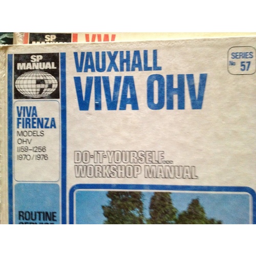 VAUXHALL VIVA OHV 1970-1976 MODELS SP WORKSHOP MANUAL