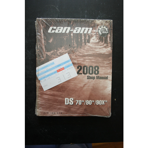 GENUINE CAM-AM SERVICE WORKSHOP MANUAL 2008 DS 70 / 90 / 90X