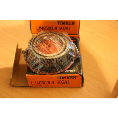 TIMKEN part number LM48500LA - 902A1 Tapered Roller Bearing