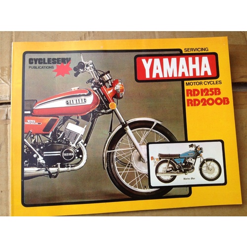 YAMAHA RD 125 - 200  SERVICE REPAIR MANUAL WORKSHOP 