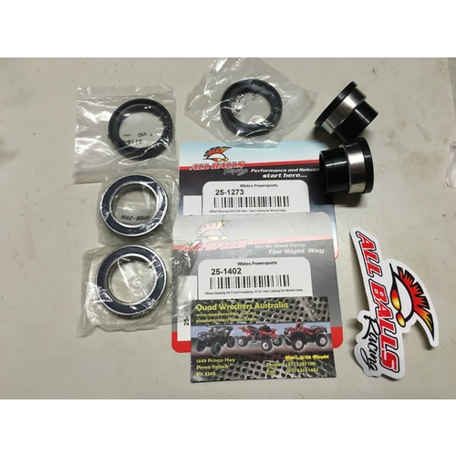  KTM HUSABERG  FRONT WHEEL BEARINGS & SPACERS 125 250 300 400 450 500 1087 1402