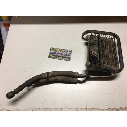 SUZUKI DR 200 TROJAN AG  OIL COOLER , GUARD AND OIL LINES 