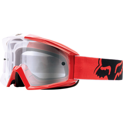 FOX MAIN IMPERIAL MX 180 GOGGLES  ADULT DIRT BIKE RED WHITE RACE