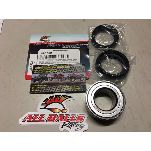 KAWASAKI KLF KVF 300 400 FRONT WHEEL BEARING & SEAL KIT 25-1502