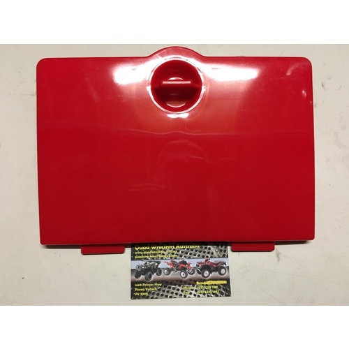 KLF 300 KAWASAKI RED TOOL BOX LID - COVER