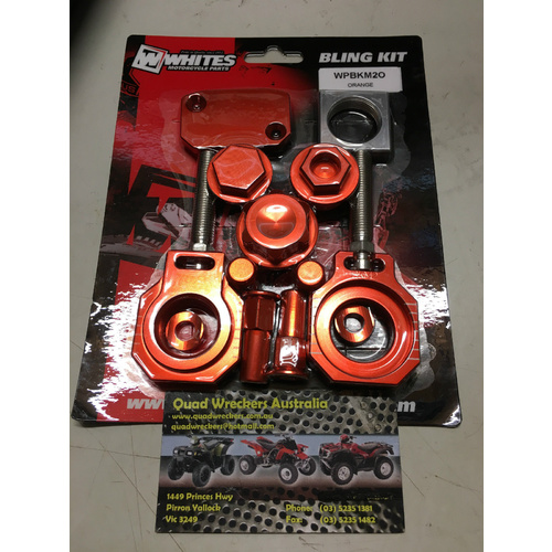 KTM 250 350 450 4 STTROKE ORANGE ALLOY BLING KIT  