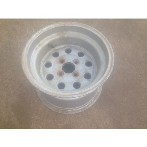 SUZUKI LTF 500 FW 4X4 QUAD RUNNER MASTER REAR RIM 12 X 8 inch ATV WHEEL ALLOY MAG