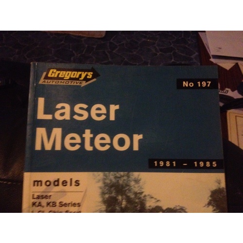 FORD LASER-METEOR 1981-1985 GREGORYS WORKSHOP MANUAL