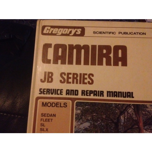 HOLDEN CAMIRA JB 1982-1983 GREGORYS  WORKSHOP MANUAL