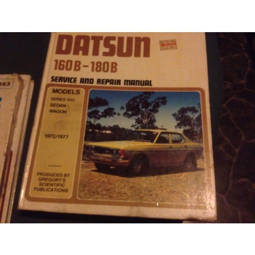 DATSUN 160B-180B 1972-1977  GREGORYS WORKSHOP MANUAL
