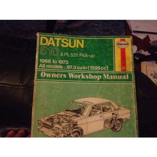  DATSUN 510 @ PL521 HAYNES WORKSHOP MANUAL 