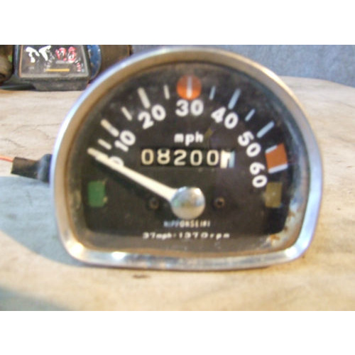  MPH SPEEDO - 1960s 1970s BLACK nippon seiki Speedo