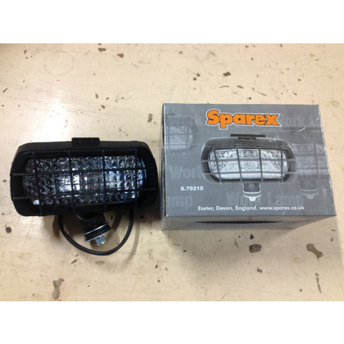 SPAREX WORK LIGHT WITH SWITCH  12 VOLT WITH MOUNTS 