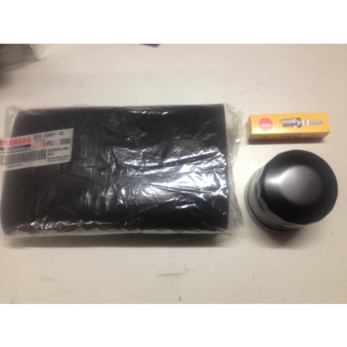 YAMAHA RHINO YXR 660 450 SERVICE KIT OIL FILTER  AIR FILTER ELEMENT SPARK PLUG