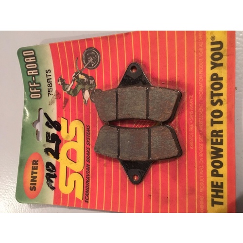 SBS SINTER BRAKE PADS ARTIC CAT 250 300 400 500 MASSIE FURGUSON MF   758 ATS