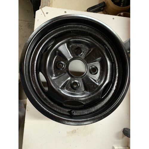 SUZUKI LTA 750 - 700 -  ALLOY FRONT RIM GENUINE SUZUKI BLACK ALSO FITS 450 500