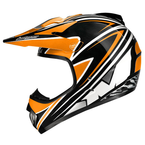 M2R X2.5 BRANDED HELMET ORANGE KTM MX DIRT BIKE PC4 SIZE MEDIUM