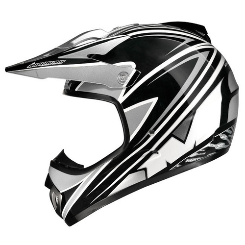 M2R X2.5 BRANDED HELMET SILVER KTM MX DIRT BIKE PC5 SIZE LARGE
