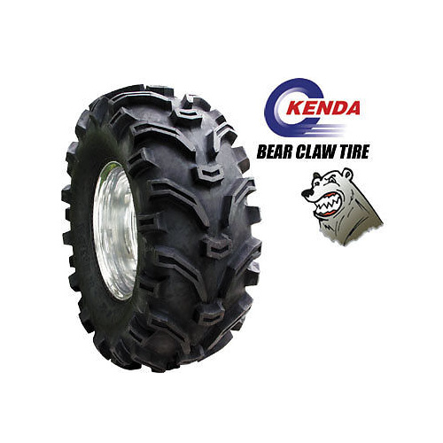 ATV TYRES 24 x 8 x 12 KENDA BEAR CLAW 6 PLY IN STOCK QUAD TYRE HONDA TRX 420