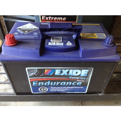 EXIDE ENDURANCE SERIES NZ 70 ZZ MF TRUCK TRACTOR BATTERY 12 VOLT 