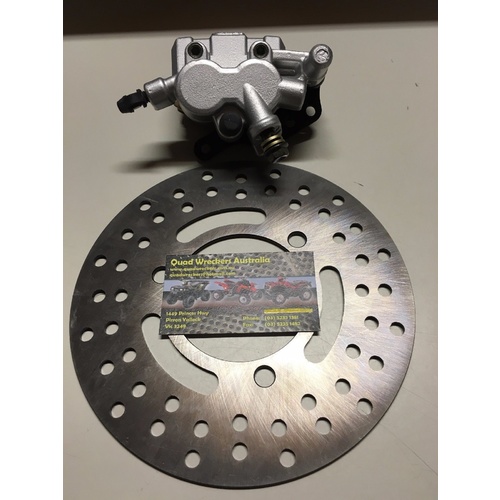 KAWASAKI KLF 300 4X4 KLF 400 4X4 BAYOU FRONT LEFT HAND BRAKE CALIPER & DISC