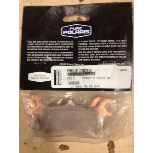 Front & Rear Brake Pads For Polaris Sportsman 400 450 500 600 700 800 - Foto 9