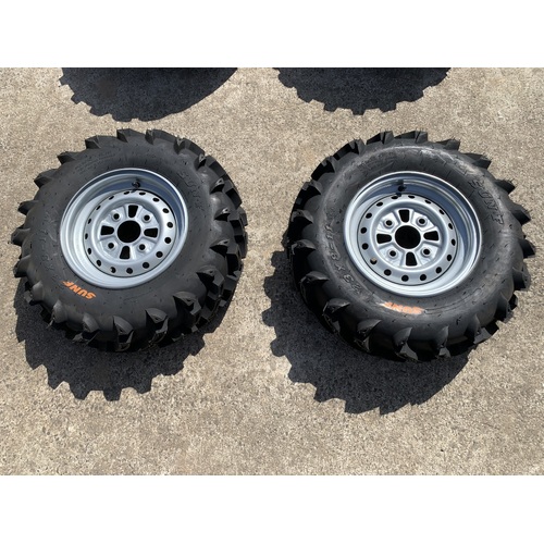 ATV FRONT RIMS & TYRES PACKAGE 23 x 8 x 11  TRX 300 250 OZARK