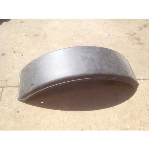 FRONT BLACK PLASTIC TRACTOR MUD GUARD 