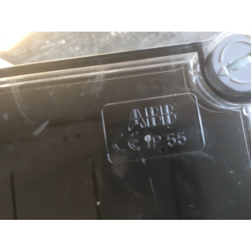  PVC PLASTIC CONTROL BOX HAS FITTINGS