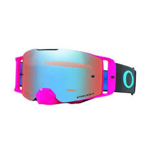 OAKLEY GOGGLES FRONT LINE  PINK FRAME SAPHIRE PRIZM LENSE