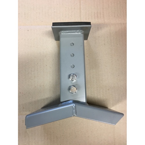 ALLOY ADJUSTABLE FORK SEAL SAVER -  FRONT WHEEL BLOCK SILVER 