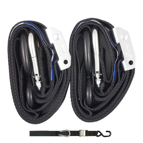 GORILLAS GRIP MOTORCYCLE TIE DOWNS AUSTRALIAN MDE BLACK