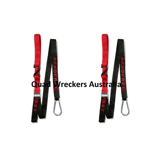 AEROFAST MOTORCYCLE TIE DOWN STRAP  RED HONDA CR CRF XR 37 mm 2 METER LONG