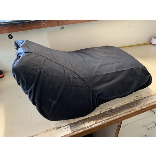 GREY ATV QUAD GREY CANVAS SEAT COVER YAMAHA 350 BIGBEAR 4X4 87 - 95  GREY