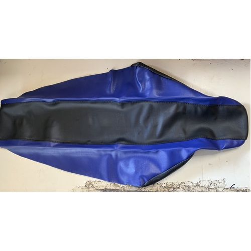 YAMAHA TTR 230  BLUE / BLACK VINYL STAPPLE ON SEAT COVER  OEM REPLICA