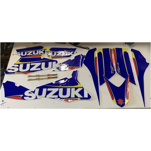 SUZUKI LTZ 90 QUAD SPORT STICKER GRAPHICS KIT NOS READ DISCRIPTION